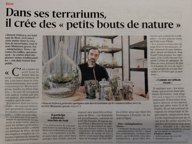 Miniature dans la presse