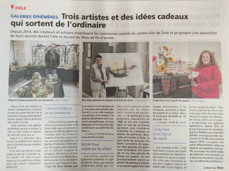 Miniature dans la presse