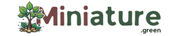 Logo miniature.green complet, contour, fond sombre